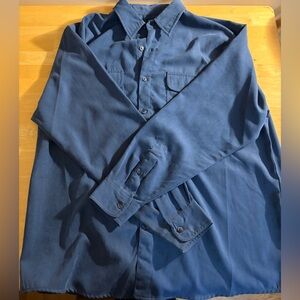 George SUEDED dress shirt. Men’s size Large. Nice feeling fabric